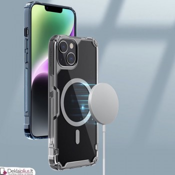 Nillkin nature pro magsafe dėklas - permatomas (Apple Iphone 15 Plus)